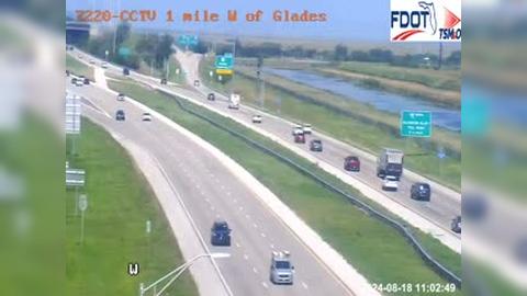 Traffic Cam Weston: I-75 W of Glades