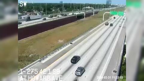 Traffic Cam West Tampa: at Howard Ave