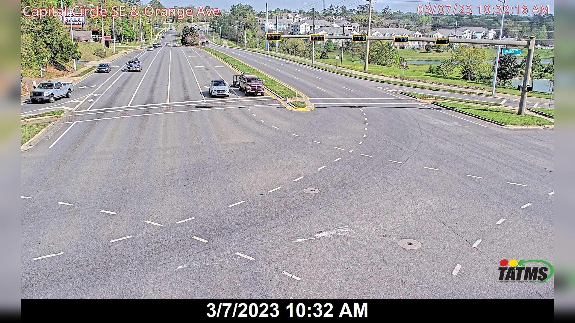 Traffic Cam Tallahassee: Capital Circle SE at Orange Ave