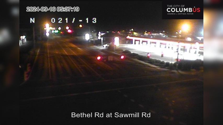 Traffic Cam Columbus: City of - Bethel Rd at Sawmill Rd