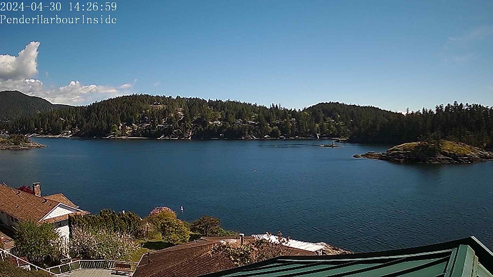 Pender Harbour webcam - Pender Harbour Inside webcam, British Columbia, Sunshine Coast