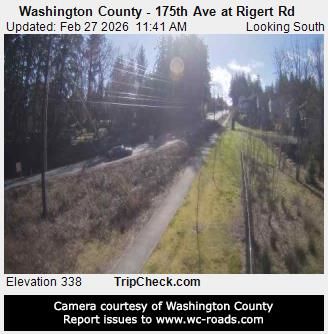 Traffic Cam Sexton Mountain: Washington County - 175th Ave at Rigert Rd