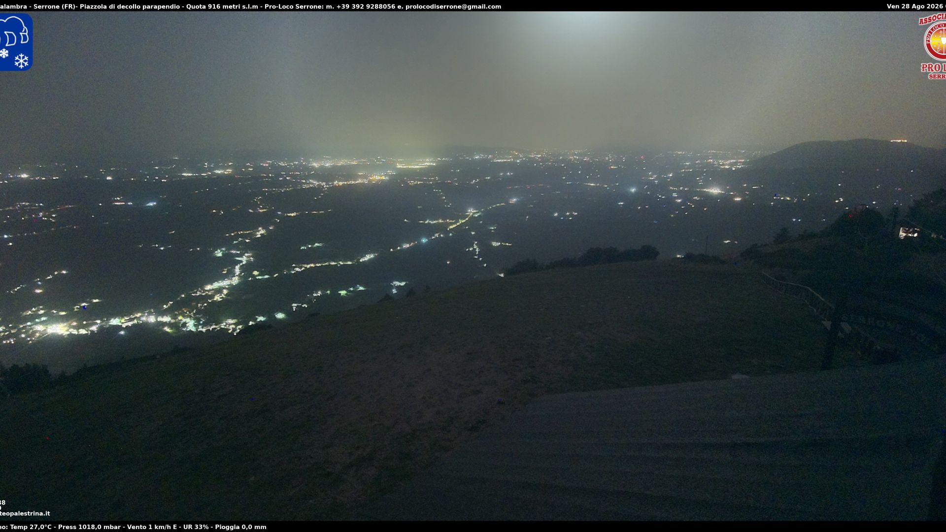 Traffic Cam Serrone › South-West: Monte Scalambra