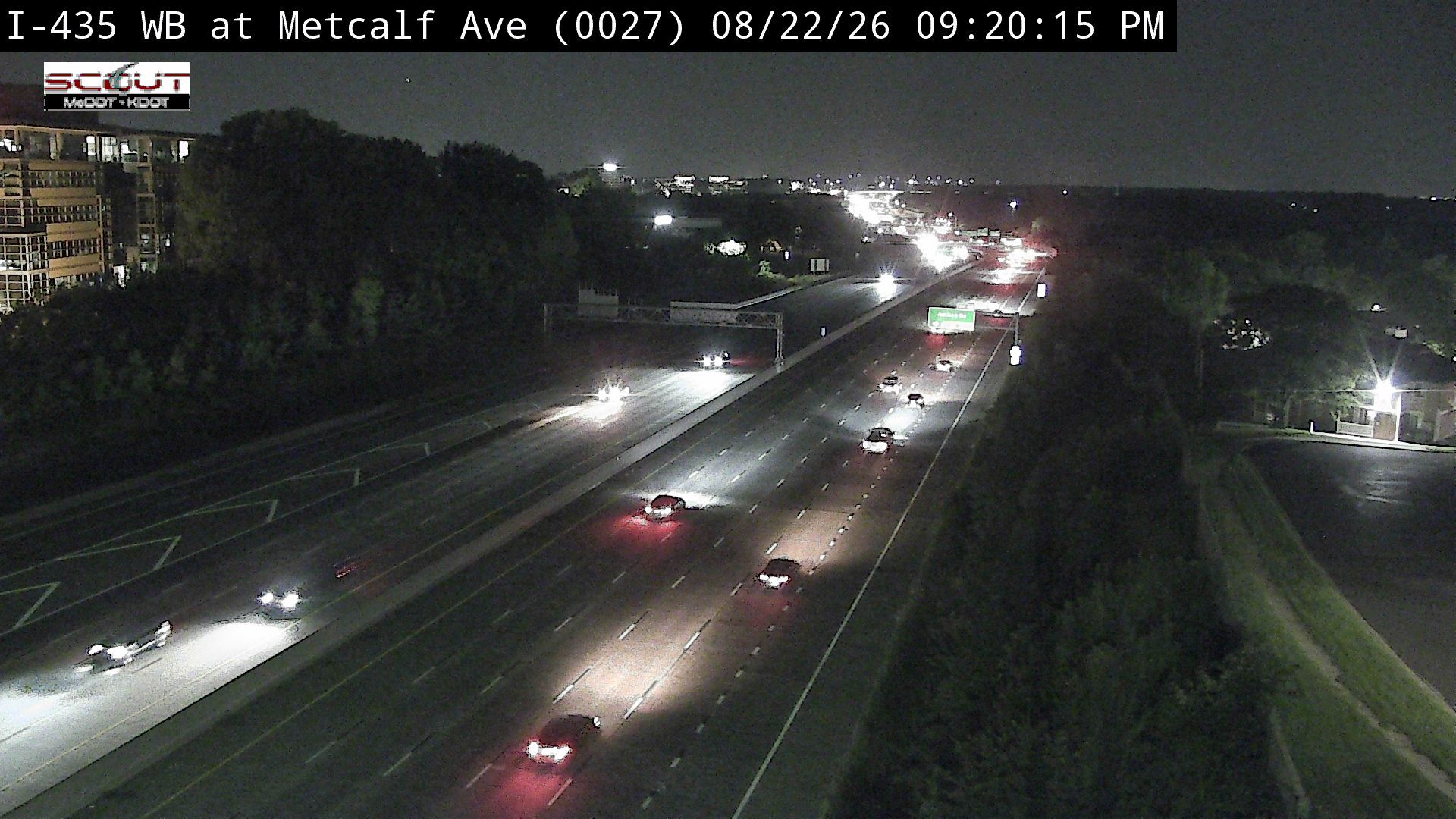 Traffic Cam Overland Park: I- W @ METCALF AVE