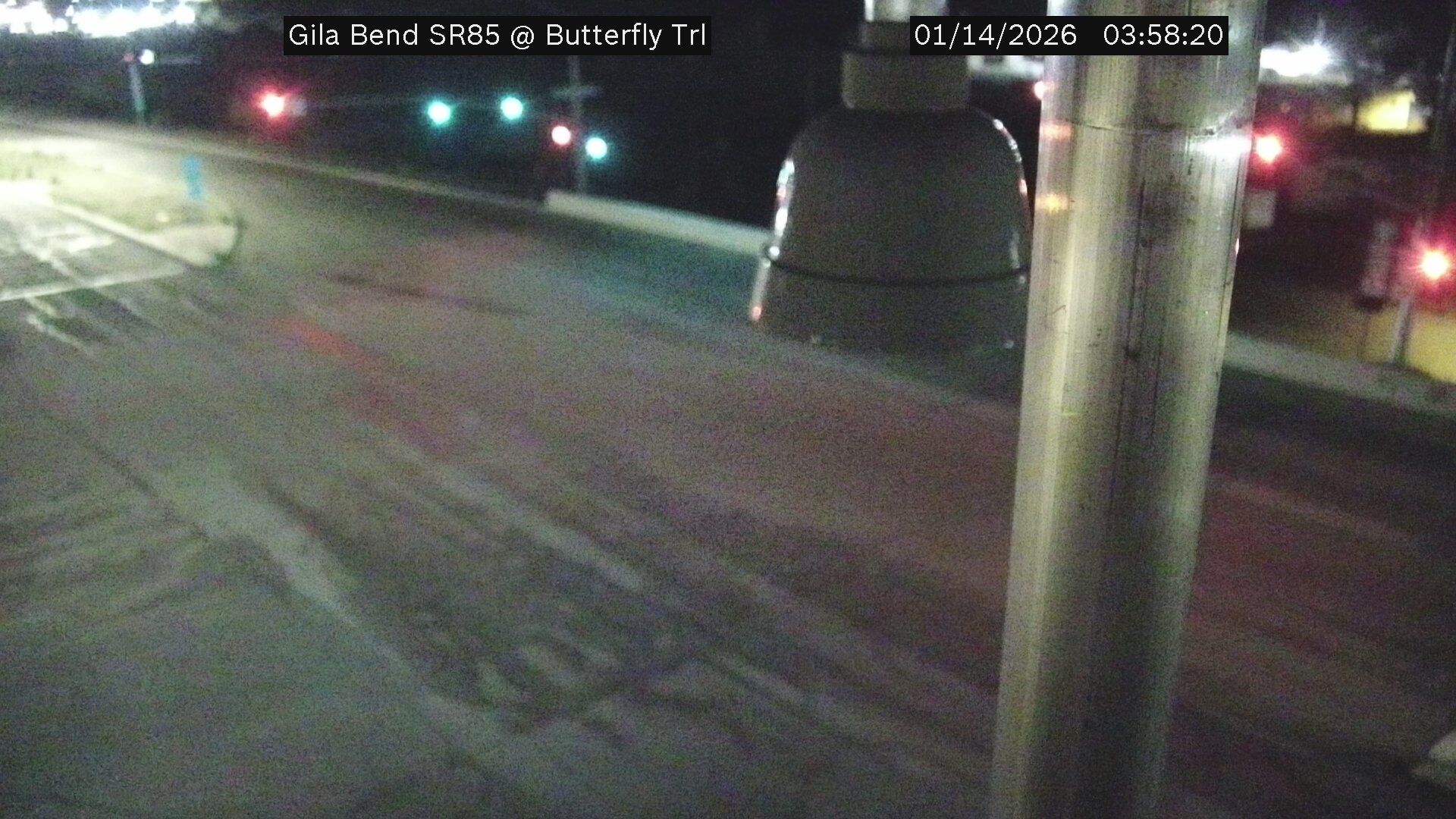 Traffic Cam Gila Bend › North: SR-85 NB 120.00 @Butterfield