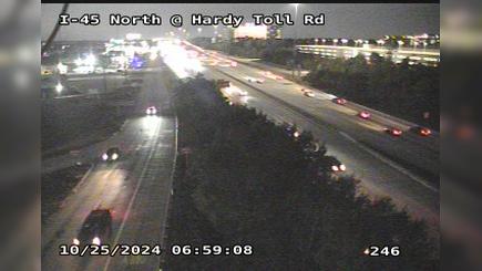 Traffic Cam Spring Hills › South: I-45 North @ Hardy Toll Rd