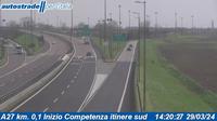Favaro Veneto: A27 km. 0,1 Inizio Competenza itinere sud - Current