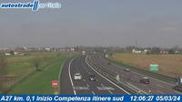 Favaro Veneto: A27 km. 0,1 Inizio Competenza itinere sud - Day time