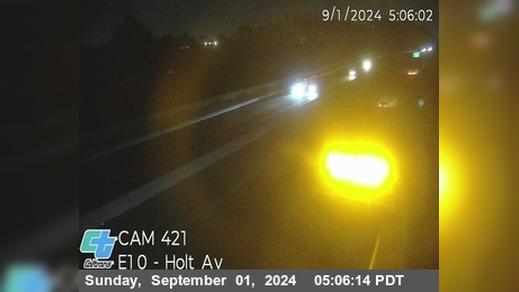 Traffic Cam Covina › East: I-10 : (421) East of Holt Ave