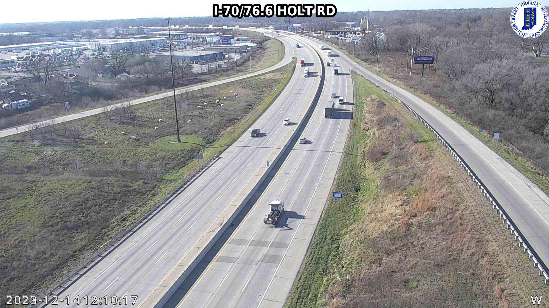 Traffic Cam Indianapolis: I-70: I-70/76.6 HOLT RD