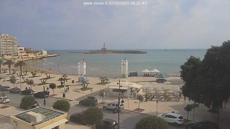 Traffic Cam Vieste: Gargano - Marina Piccola