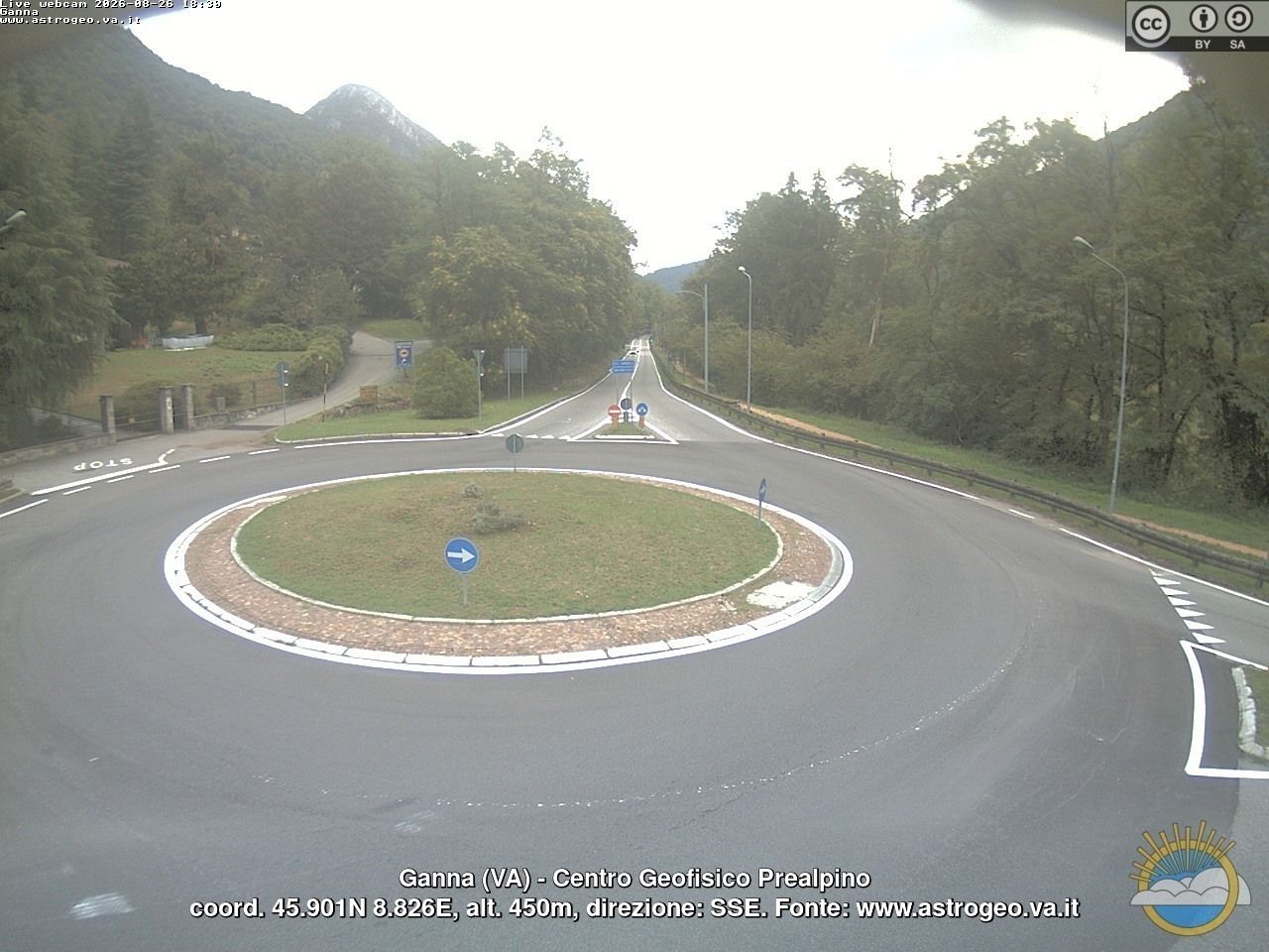 Traffic Cam Valganna: Rotonda di Ganna
