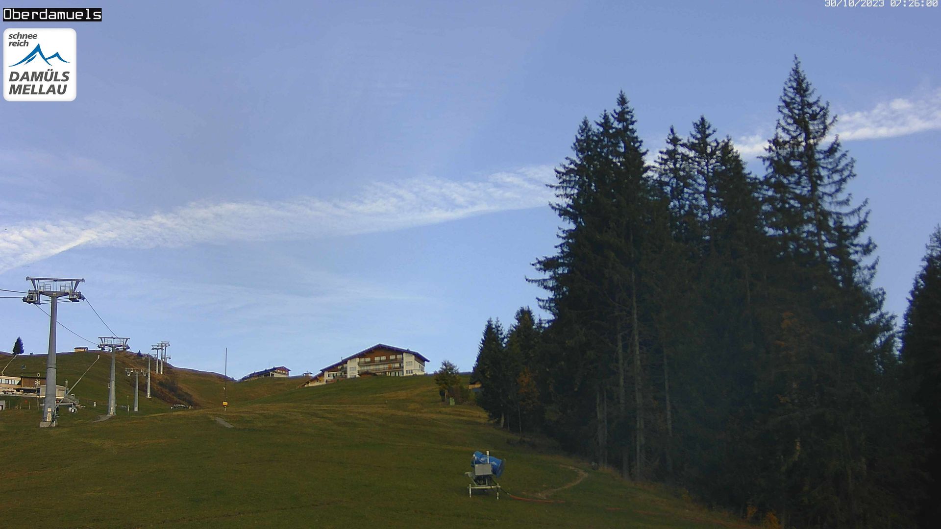Traffic Cam Gemeinde Damuls: Oberdamüls