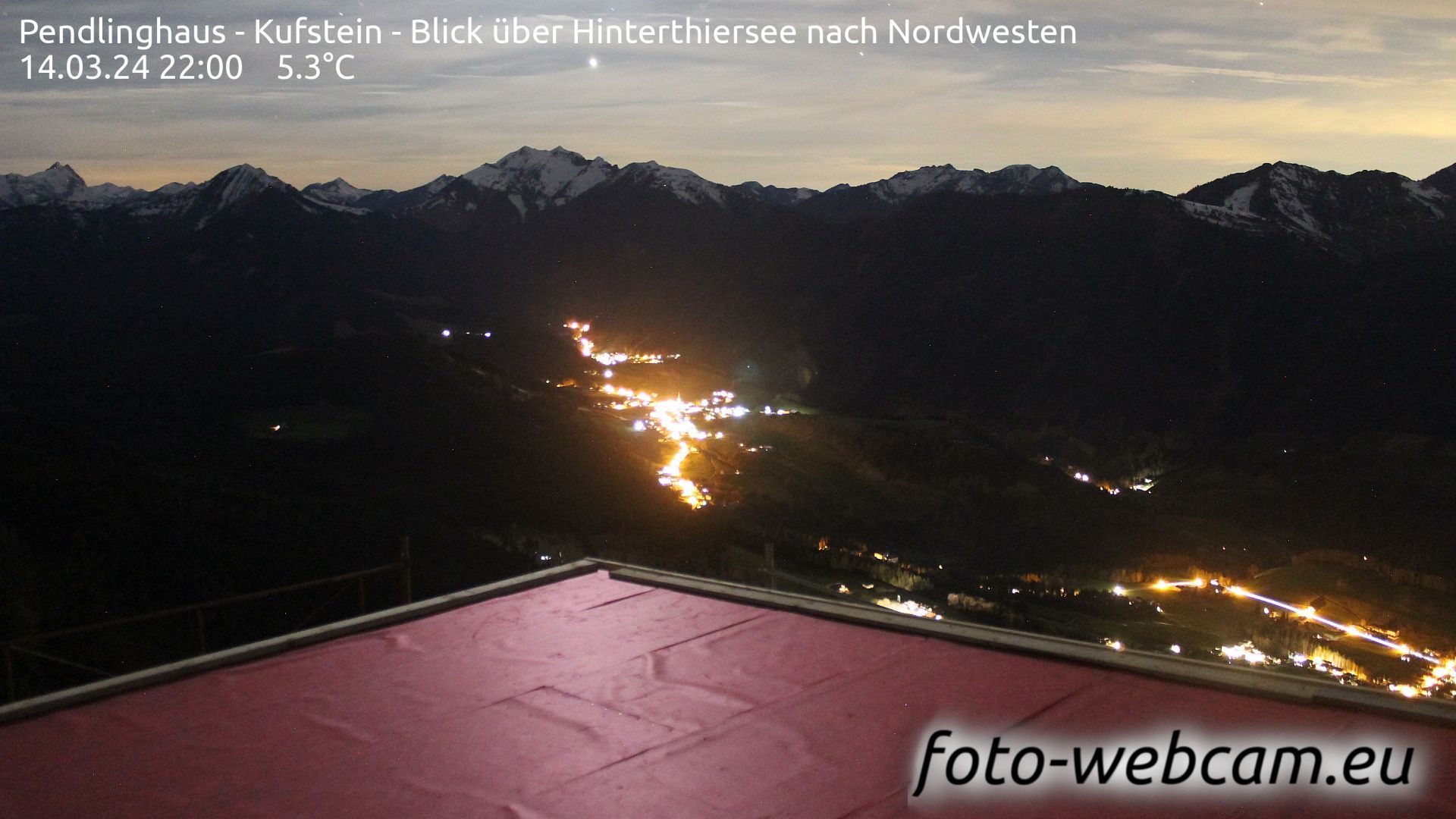 Traffic Cam Vorderthiersee: Hinterthiersee