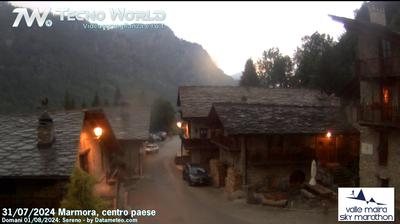 immagine della webcam nei dintorni di Montemale di Cuneo: webcam Marmora