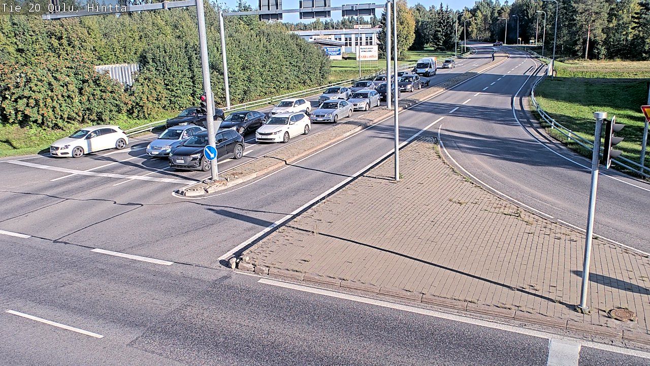 Traffic Cam Oulu: Tie - Hintta - Tie 8300 Vaalaan