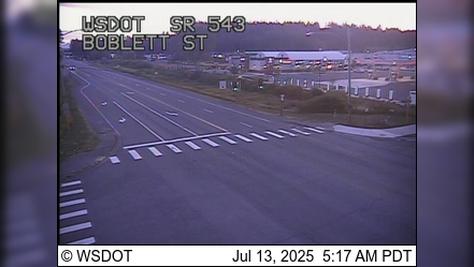 Traffic Cam Blaine: SR 543 at MP 0.2: Boblett St