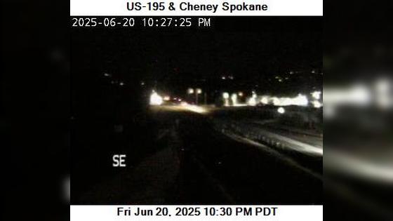 Traffic Cam Comstock: US 195 at MP 93.8: Cheney Spokane Rd