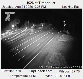 Traffic Cam Timber: US26 at - Jct