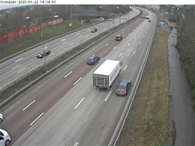 Traffic Cam Bogs gard: Kronåsen mot Stockholm