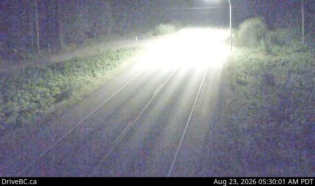 Traffic Cam Gitaus › East: Hwy 16 near Chimdemash Creek, about 22 km east of Hwy 16 and Hwy 37 Junction in Terrace looking north east