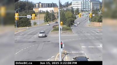 North Saanich Traffic: Helmcken Overpass View