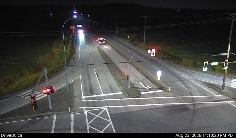 Traffic Cam Surrey › North: Hwy 15 at 8th Ave, in South - looking north