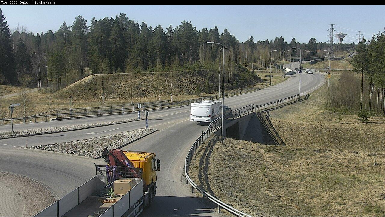 Traffic Cam Oulu: tie 8300 - Hiukkavaara - Äimärautio