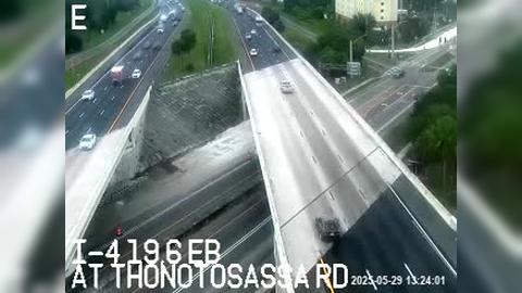 Traffic Cam Plant City: I-4 at Thonotosassa Rd