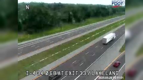 Traffic Cam Lakeland: I-4 EB at Exit