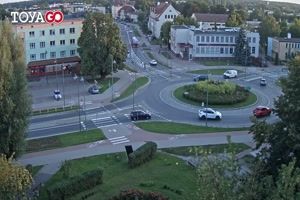 Traffic Cam Pisz: Rondo im. Lecha Kaczyńskiego