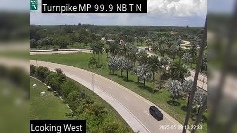 Traffic Cam Plantation Mobile Home Park: Tpke MM 99.9 T N