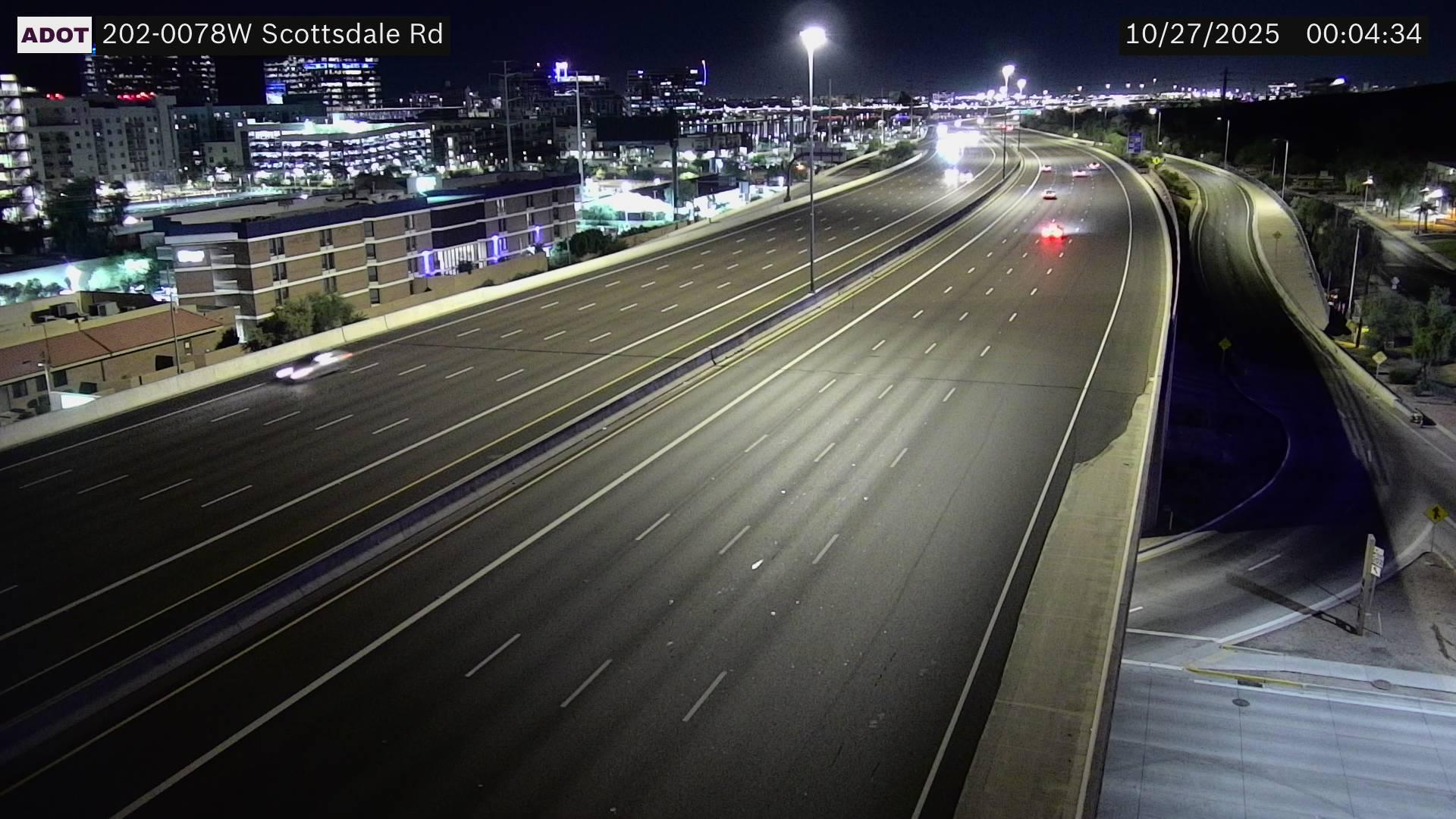 Traffic Cam Tempe › West: SR-202 WB 7.80 @Scottsdale Rd