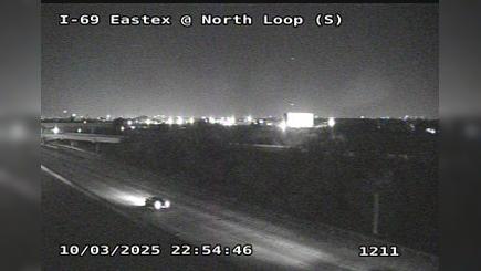 Traffic Cam Houston › South: I-69 Eastex @ North Loop (S)