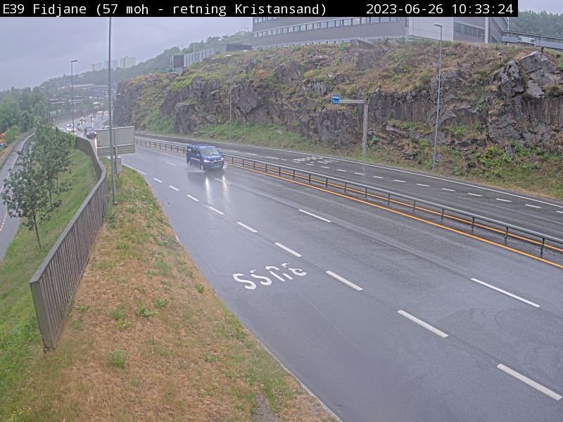 Traffic Cam Fidjane: E39 - Kristiansand