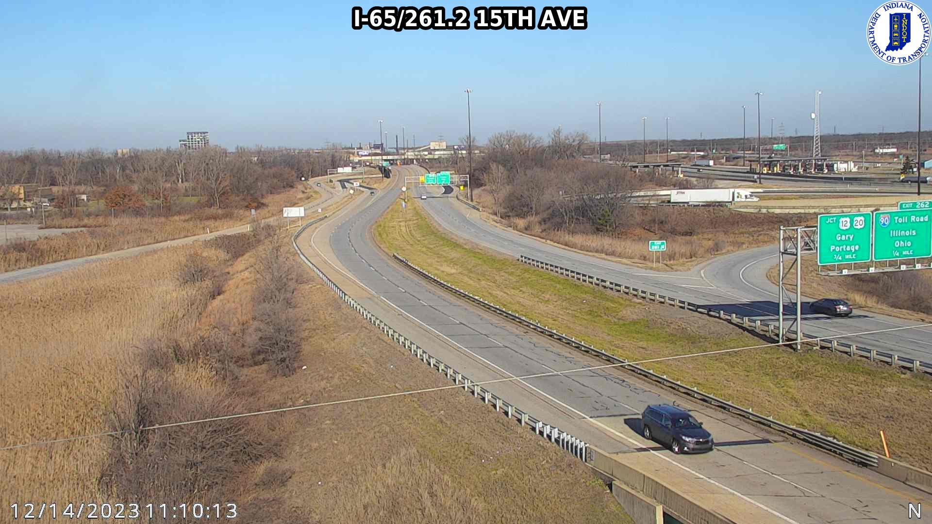 Traffic Cam Gary: I-65: I-65/261.2 15TH AVE: I-65/261.2 15TH AVE