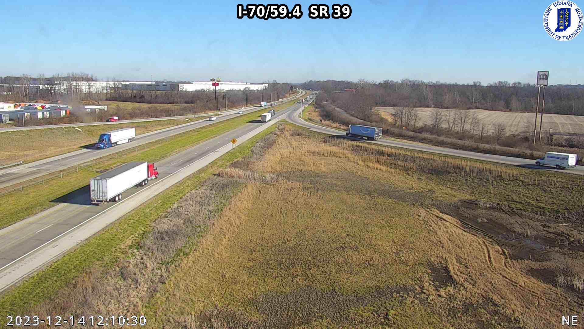 Traffic Cam Center Valley: I-70: I-70/59.4 SR 39: I-70/59.4 SR 39