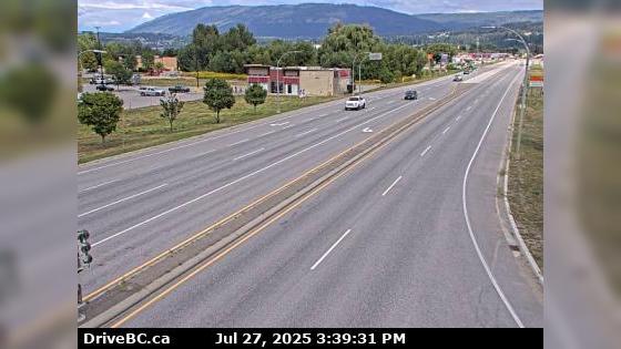 Traffic Cam Salmon Arm › East: Hwy 1 at 30th Street SW in - looking east