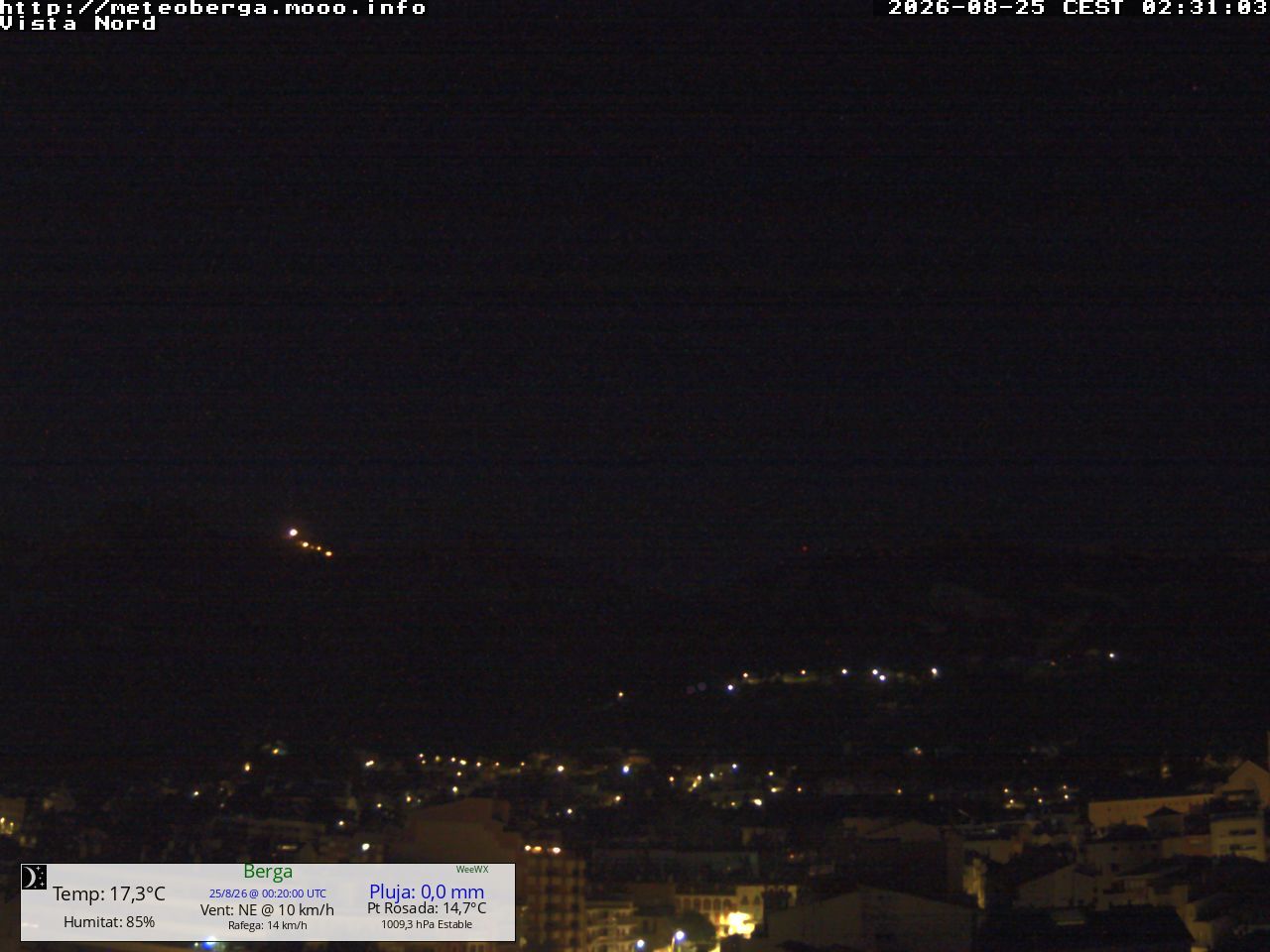 Traffic Cam Berga: looking North-West