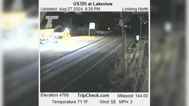 Traffic Cam Lakeview: US 395 at