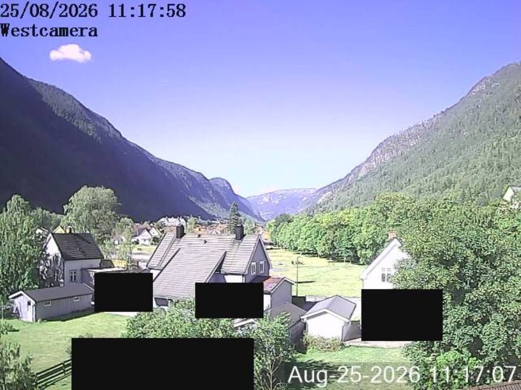 Traffic Cam Rjukan: sett mot vest