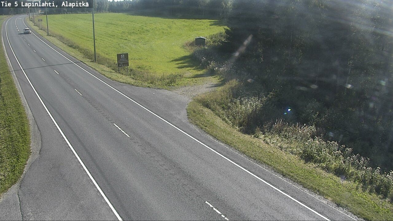 Traffic Cam Lapinlahti: Tie - Alapitkä - Kuopioon
