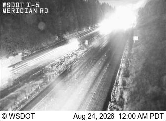 Traffic Cam Lacey: I-5 at MP 113: Meridian Rd