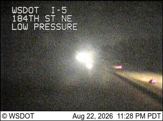 Traffic Cam Arlington: I-5 at MP 206.9: 184th St NE