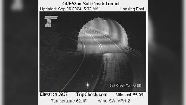 Traffic Cam Lane County: ORE58 at Salt Creek Tunnel