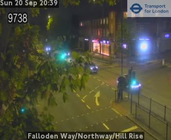 Traffic Cam London: Falloden Way/Northway/Hill Rise