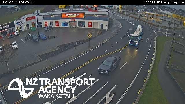 Temuka Traffic: SH1, Ashbury North Webcam