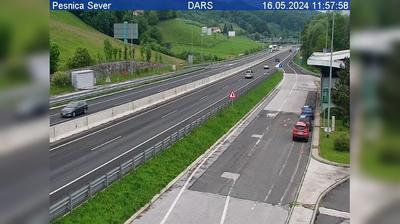 Zadnja slika ob 12h: Avtocesta Šentilj - Maribor, Pesnica II