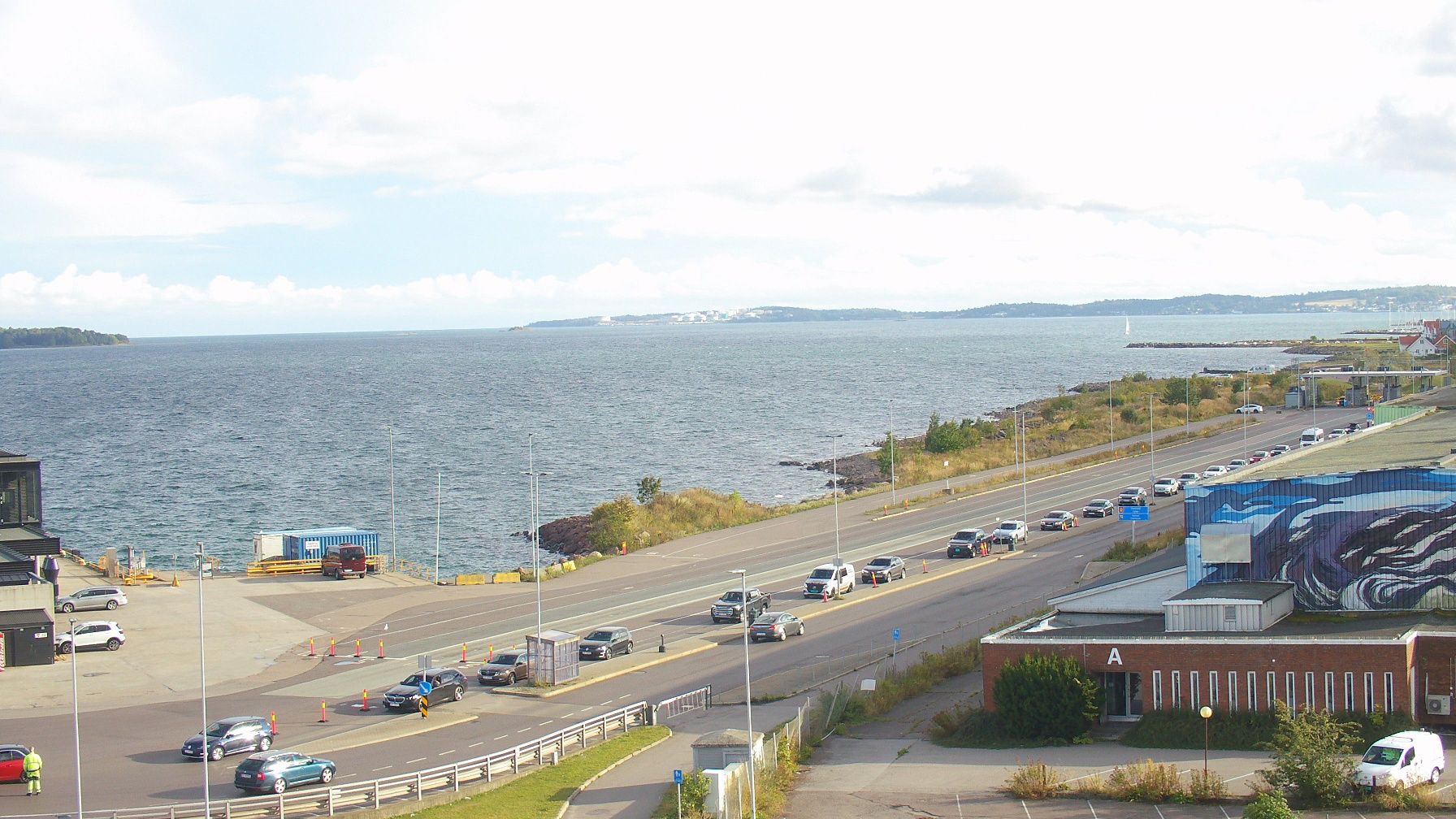 Traffic Cam Asgardstrand: Horten - Vestfold fylke