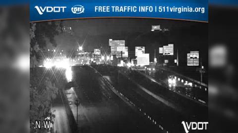 Traffic Cam Holmes Run Acres: I-495 - MM 50 - SB - I-495 south of US-50